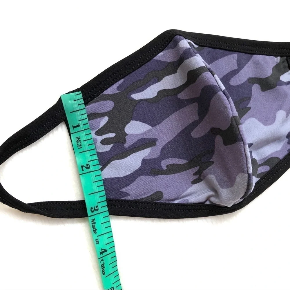 🔴 5 for $10 ONE Zenana Camouflage Print Cotton Face Mask